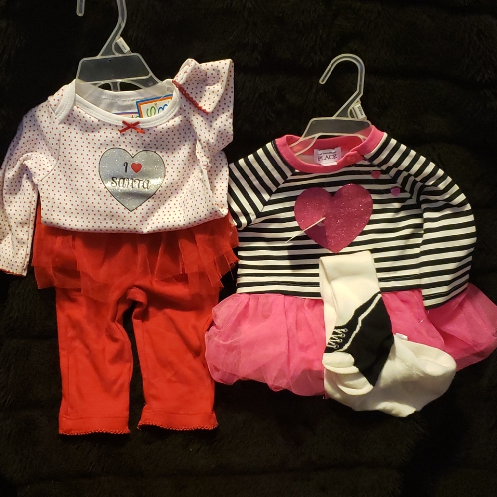 Two 2-piece girls outfits. Both NWT.